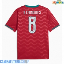 Camisa de time de futebol Portugal Bruno Fernandes #8 Replicas 1º Equipamento Mundo 2026 Manga Curta